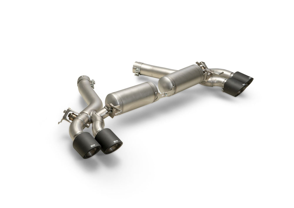 Sportauspuff-Paket für BMW M5 F90 - Keiner / Racing Sport Exhaust / Endrohr-Set (4-teilig), 102mm, Black Chrome