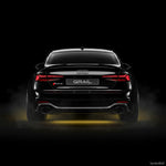 Audi RS5 F5 Grail Exhaust Coupe VFL (03/2017-08/2018) 2-flutig oval Schwarz
