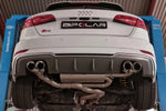 Audi S3 (8V) Limousine – GRAIL Klappenabgasanlage an Serien-Downpipe ECE