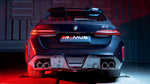 Sportauspuff für BMW M5 G90 / G99 - Racing-Sekundär-Cat-Back-Sektion / OPT GT Endrohr-Set (4-teilig), schwarz lackiert (1-082025-1001-5)