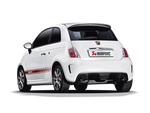 M-FI/SS/1H Slip-On Line (Edelstahl) - Abarth 500C