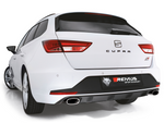 Sportauspuff-System für Leon Typ(e) 5F 3, Cupra ST 300 - Edelstahl Cat-Back Vorschalldämpfer