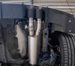 Axle-Back Auspuffanlage für HYUNDAI i20 N Performance Typ BC3 - Sport exhaust centered, right side / Endrohr-Set Ø 84 mm, Edelstahl