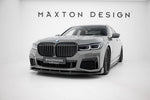 Maxton Carbon Division - Carbon Frontlippe + ABS Diffusor passend für BMW 7 M-Paket G11 FL schwarz Hochglanz