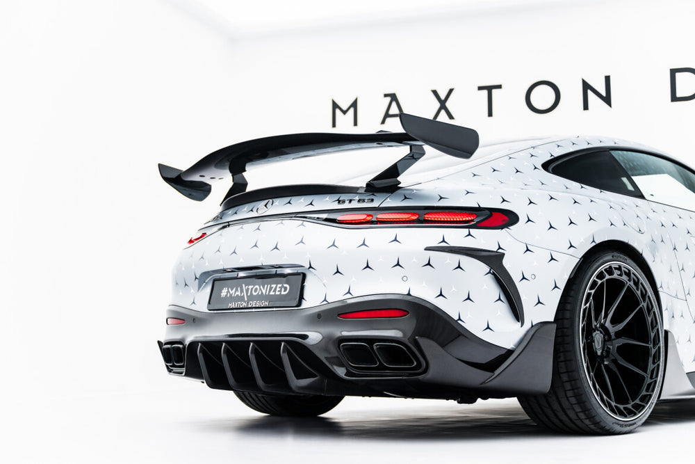 Maxton Carbon Division - Carbon Heck Stoßstange Canards passend für Mercedes-AMG GT 63 / 55 / 63 S E Performance C192