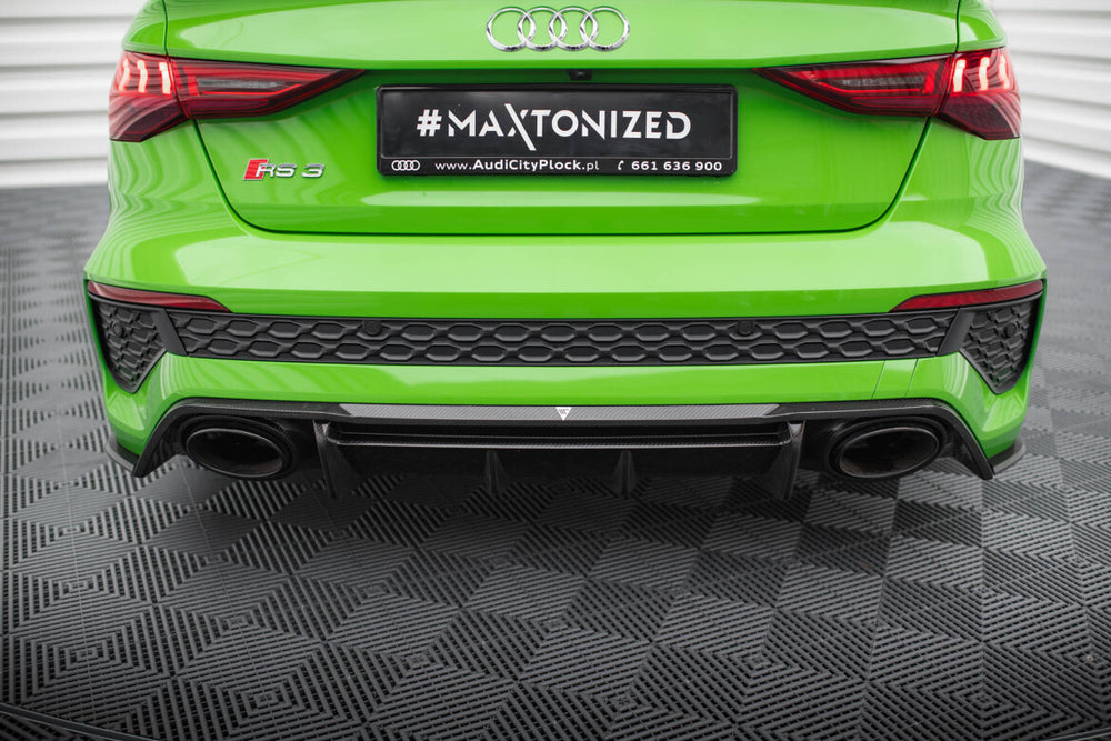 Maxton Carbon Division - Carbon Heckansatz Diffusor passend für Audi RS3 8Y