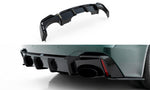 Maxton Carbon Division - Carbon Heckansatz Diffusor passend für Audi RS7 C8 (mit AHK)