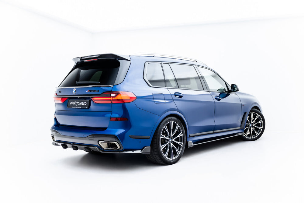 Maxton Carbon Division - Carbon Heckansatz Diffusor passend für BMW X7 M-Paket G07 / G07 FL mit AHK