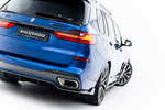 Maxton Carbon Division - Carbon Heckansatz Diffusor passend für BMW X7 M-Paket G07 / G07 FL mit AHK