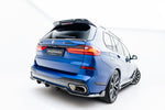 Maxton Carbon Division - Carbon Heckansatz Diffusor passend für BMW X7 M-Paket G07 / G07 FL mit AHK