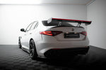Maxton Carbon Division - Carbon Heckspoiler Heckflügel + LED passend für Alfa Romeo Giulia Quadrifoglio