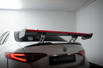 Maxton Carbon Division - Carbon Heckspoiler Heckflügel + LED passend für Alfa Romeo Giulia Quadrifoglio
