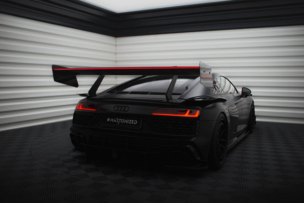 Maxton Carbon Division - Carbon Heckspoiler Heckflügel + LED passend für Audi R8 Mk2