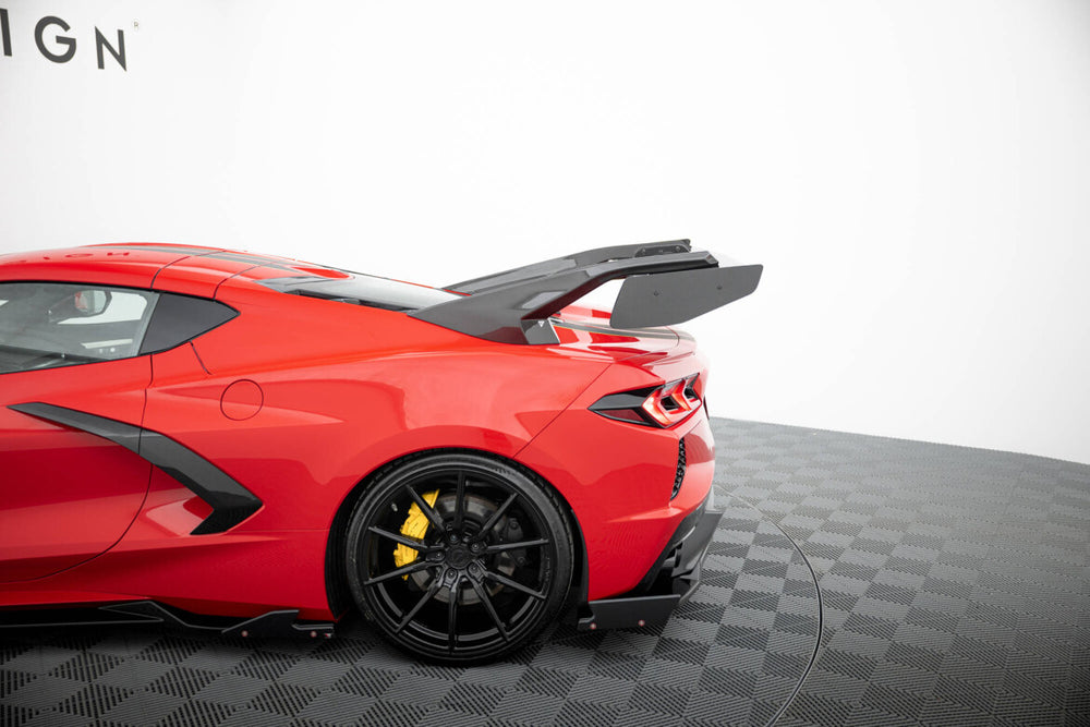 Maxton Carbon Division - Carbon Heckspoiler Heckflügel + LED passend für Chevrolet Corvette C8 (CF-CH-CO-C8-INT-245-P+LED)