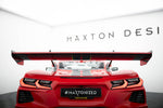Maxton Carbon Division - Carbon Heckspoiler Heckflügel + LED passend für Chevrolet Corvette C8 (CF-CH-CO-C8-INT-WING4-245-P+LED)