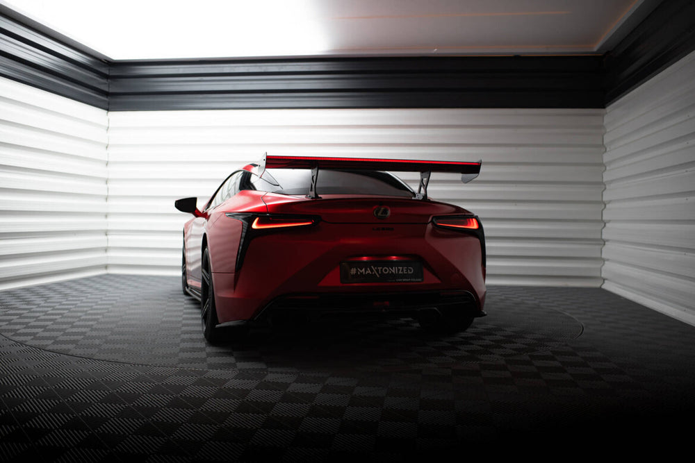 Maxton Carbon Division - Carbon Heckspoiler Heckflügel + LED passend für Lexus LC