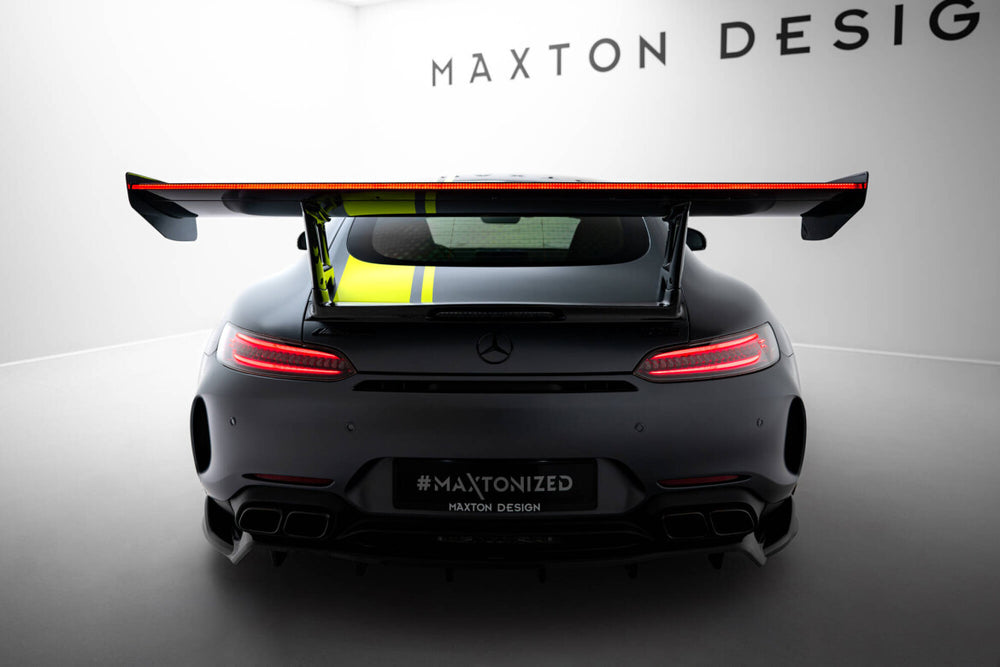Maxton Carbon Division - Carbon Heckspoiler Heckflügel + LED passend für Mercedes-AMG GTR C190 FL
