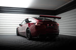 Maxton Carbon Division - Carbon Heckspoiler Heckflügel + LED passend für Tesla Model 3 (CF-TE-MODEL3-1-WING5-245-P+LED)