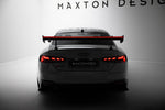 Maxton Carbon Division - Carbon Heckspoiler Heckflügel mit Schwan Halterung + LED passend für Audi A5 / A5 S-Line / S5 / RS5 Coupe F5 / F5 FL