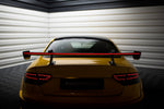 Maxton Carbon Division - Carbon Heckspoiler Heckflügel mit Schwan Halterung + LED passend für Audi A5 Coupe 8T
