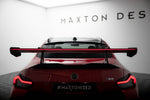 Maxton Carbon Division - Carbon Heckspoiler Heckflügel mit Schwan Halterung + LED passend für BMW M2 G87