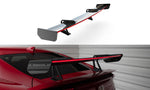 Maxton Carbon Division - Carbon Heckspoiler Heckflügel mit Schwan Halterung + LED passend für Honda Civic SI Mk10