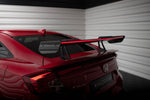 Maxton Carbon Division - Carbon Heckspoiler Heckflügel mit Schwan Halterung + LED passend für Honda Civic SI Mk10