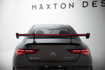 Maxton Carbon Division - Carbon Heckspoiler Heckflügel mit Schwan Halterung + LED passend für Mercedes CLA Coupe C118 / C118 FL