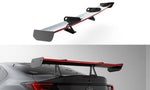 Maxton Carbon Division - Carbon Heckspoiler Heckflügel mit Schwan Halterung + LED passend für Toyota GR86 / Subaru BRZ Mk2