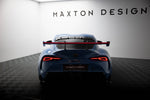 Maxton Carbon Division - Carbon Heckspoiler Heckflügel mit Schwan Halterung + LED passend für Toyota Supra Mk5