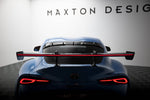 Maxton Carbon Division - Carbon Heckspoiler Heckflügel mit Schwan Halterung + LED passend für Toyota Supra Mk5