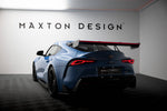 Maxton Carbon Division - Carbon Heckspoiler Heckflügel mit Schwan Halterung + LED passend für Toyota Supra Mk5