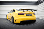 Maxton Carbon Division - Carbon Heckspoiler Heckflügel mit Schwan Halterung passend für Audi A5 Coupe 8T