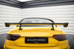 Maxton Carbon Division - Carbon Heckspoiler Heckflügel mit Schwan Halterung passend für Audi A5 Coupe 8T