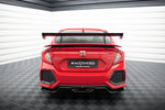Maxton Carbon Division - Carbon Heckspoiler Heckflügel mit Schwan Halterung passend für Honda Civic SI Mk10