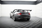 Maxton Carbon Division - Carbon Heckspoiler Heckflügel mit Schwan Halterung passend für Mazda MX-5 ND (Mk4)