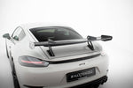 Maxton Carbon Division - Carbon Heckspoiler Heckflügel mit Schwan Halterung V.1 passend für Porsche 718 Cayman 982c