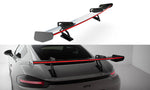 Maxton Carbon Division - Carbon Heckspoiler Heckflügel mit Schwan Halterung V.2 + LED passend für Porsche 718 Cayman 982c