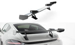 Maxton Carbon Division - Carbon Heckspoiler Heckflügel mit Schwan Halterung V.2 passend für Porsche 718 Cayman 982c