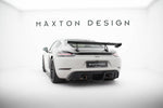 Maxton Carbon Division - Carbon Heckspoiler Heckflügel mit Schwan Halterung V.2 passend für Porsche 718 Cayman 982c