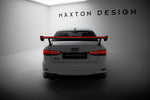 Maxton Carbon Division - Carbon Heckspoiler Heckflügel Standfuß Außen + LED passend für Audi A3 / A3 S-Line / S3 / RS3 Limousine 8V / 8V FL