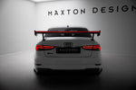 Maxton Carbon Division - Carbon Heckspoiler Heckflügel Standfuß Außen + LED passend für Audi A3 / A3 S-Line / S3 / RS3 Limousine 8V / 8V FL