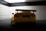 Maxton Carbon Division - Carbon Heckspoiler Heckflügel Standfuß Außen + LED passend für Audi A5 Coupe 8T