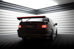 Maxton Carbon Division - Carbon Heckspoiler Heckflügel Standfuß Außen + LED passend für BMW 3er Coupe E46