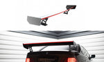 Maxton Carbon Division - Carbon Heckspoiler Heckflügel Standfuß Außen + LED passend für BMW 3er Coupe E46