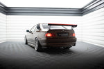 Maxton Carbon Division - Carbon Heckspoiler Heckflügel Standfuß Außen + LED passend für BMW 3er Coupe E46