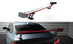 Maxton Carbon Division - Carbon Heckspoiler Heckflügel Standfuß Außen + LED passend für BMW 4er F32 / 4 F32 M-Paket Coupe
