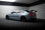Maxton Carbon Division - Carbon Heckspoiler Heckflügel Standfuß Außen + LED passend für BMW 4er F32 / 4 F32 M-Paket Coupe