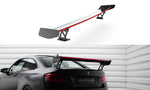 Maxton Carbon Division - Carbon Heckspoiler Heckflügel Standfuß Außen + LED passend für BMW M2 F87 / 2 / 2 M-Paket F22