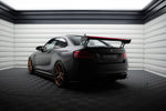 Maxton Carbon Division - Carbon Heckspoiler Heckflügel Standfuß Außen + LED passend für BMW M2 F87 / 2 / 2 M-Paket F22